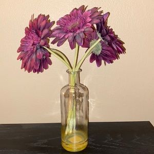 Purple sunflower home accessory.